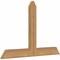 Ekena Millwork Portland Timber Gable Bracket, Western Red Cedar, 36"W x 24"H x 1 1/2"D x 3 1/2"F, 16/12 Pitch GBW036X24X0204POR00SWR - alternate 4